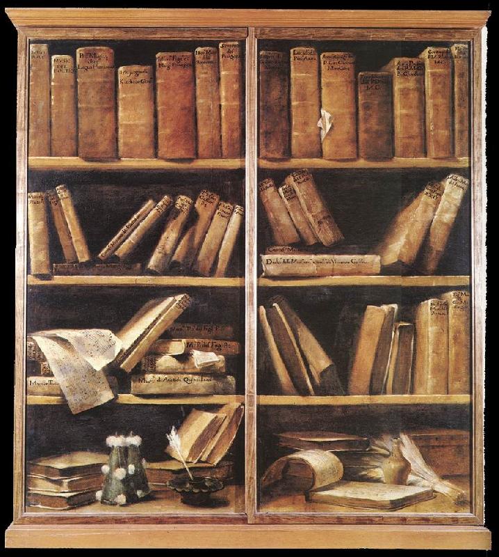 CRESPI, Giuseppe Maria Bookshelves dfg Sweden oil painting art